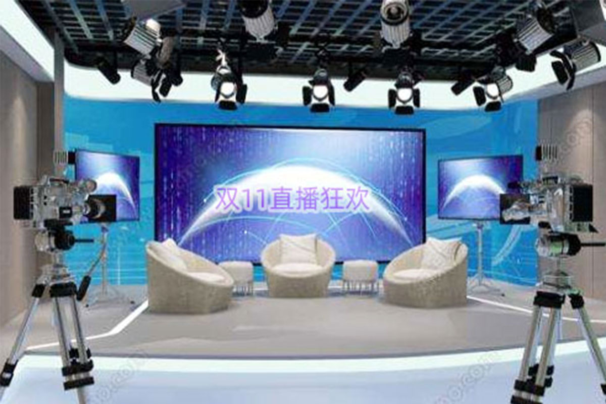 The large-screen display project in the live streaming room