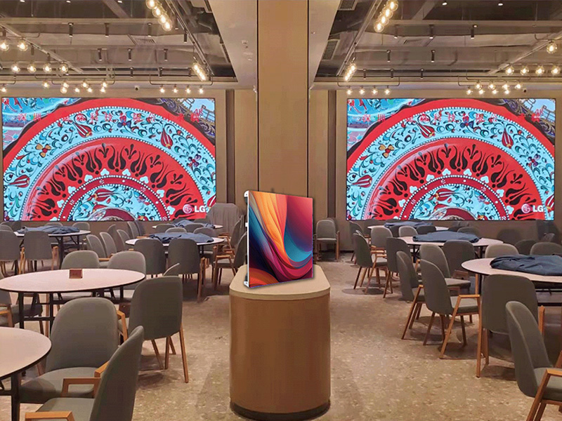 Indoor small-pitch LED display screen