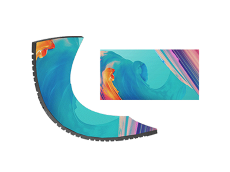 Soft mold display screen