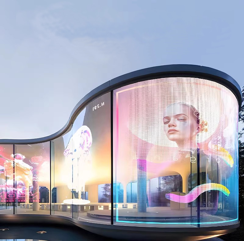 Indoor transparent screen