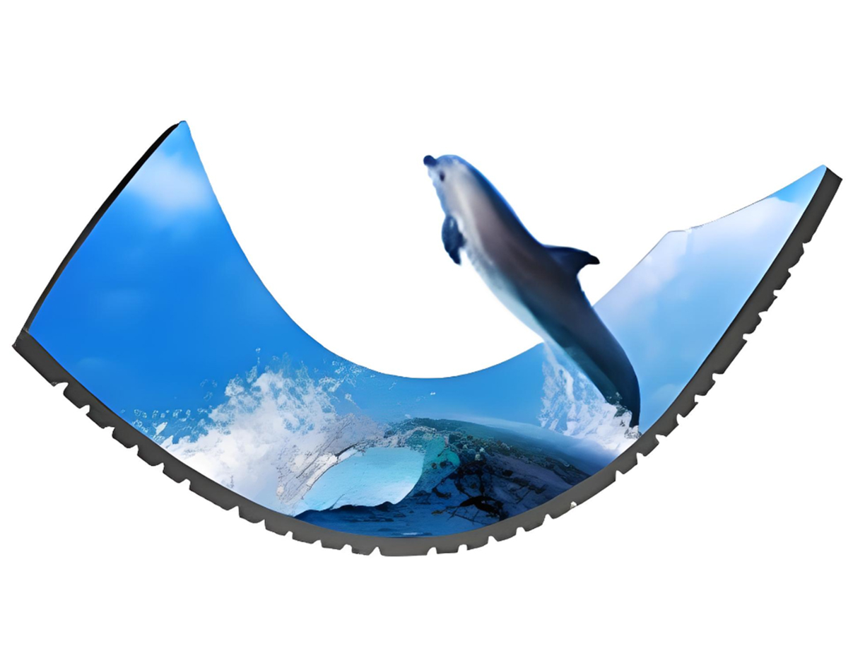 Soft mold display screen